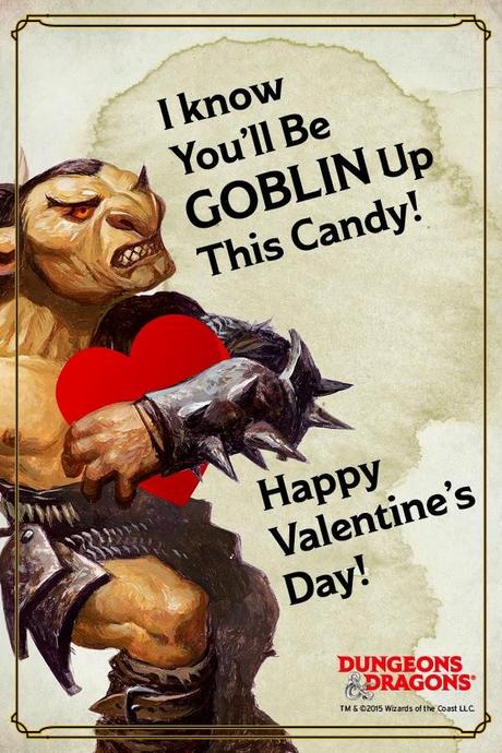 Tarjetas de San Valentín de D&D(WotC)