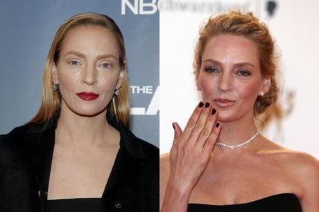 Uma Thurman cambio rostro