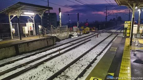 Nieve y trabajos forzados en YAMANASHI