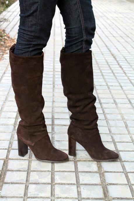 Brown boots
