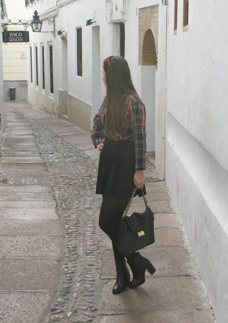 look camisa de cuadros