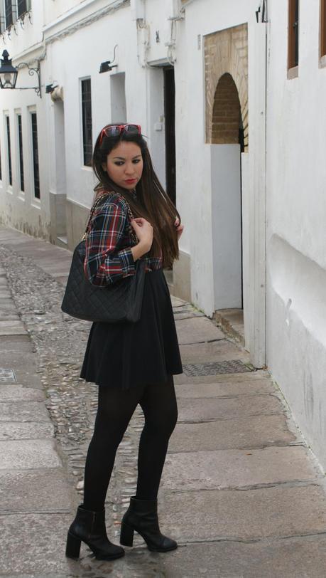 look camisa de cuadros