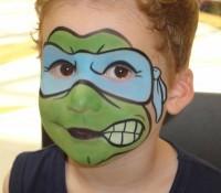 disfraz-infantil-casero-tortuga-ninja-maquillaje