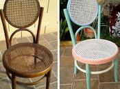 Silla Thonet tonos pastel
