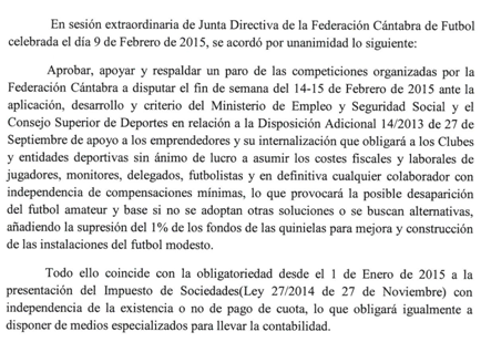 Federaciones Territoriales que no tendrán fútbol este fin de semana y sus motivos (9 hasta el momento)