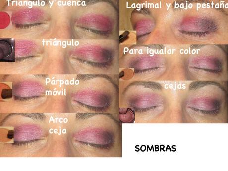 makeup, belleza, maquillaje, tutorial, paso a pao, look rosa, 