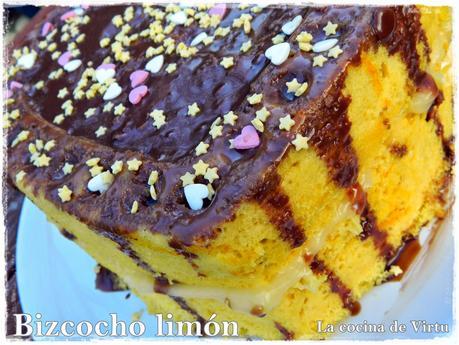 tarta bizcocho limón