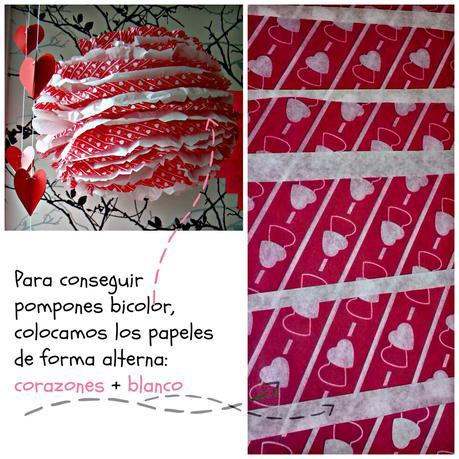 DIY SAN VALENTÍN (II): POMPONES DE PAPEL
