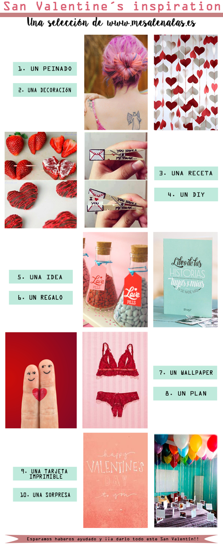 10 IDEAS PARA UNA INSPIRACIÓN PERFECTA