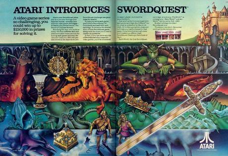 Breve historia de los Videojuegos – Atari´s Swordquest atari-swordquest-cincodays-com