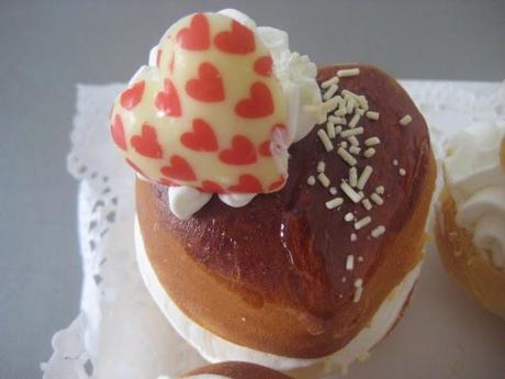 CORAZONES DE NATA PARA SAN VALENTIN
