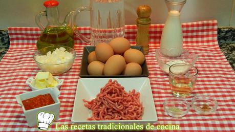 Receta Huevos rellenos de carne