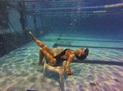 Hablando Isabel sirenas natación sincronizada