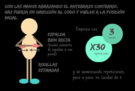 ejercicio para reafirmar el pecho