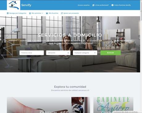 Servicios a domicilio Servify