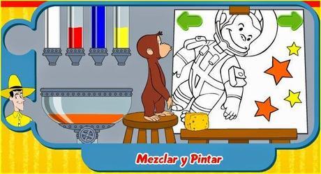 Jorge el Curioso: Juego de Mezclar y Pintar Jorge el Curioso: Juego de Mezclar y Pintar