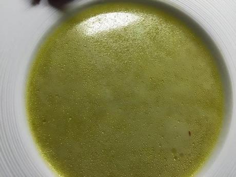 Crema de guisantes.