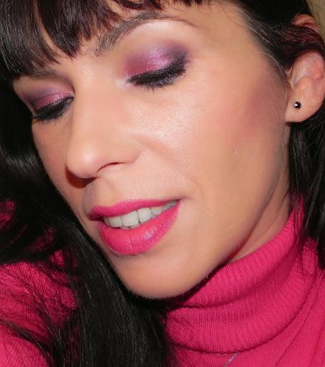 Fucsia y negro con BH Cosmetics (Look, manicura y outfit)
