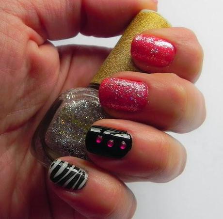 Fucsia y negro con BH Cosmetics (Look, manicura y outfit)