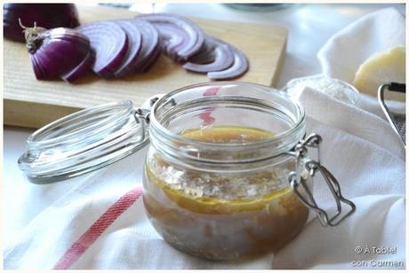 Sopa de Cebolla Morada y Champiñones con Parmesano