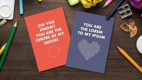 “Eres el lorem de mi ipsum”: tarjetas de San Valentín para geeks