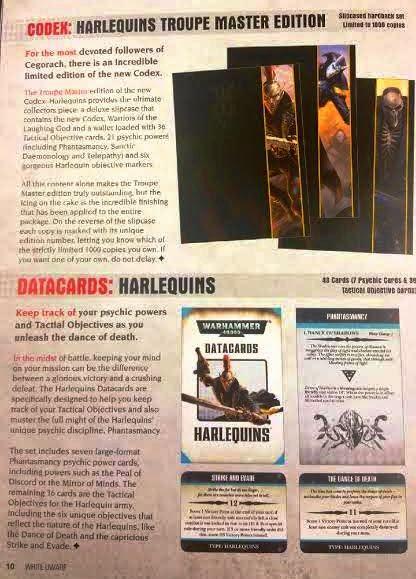 Sobre Arlequines y otros Eldar