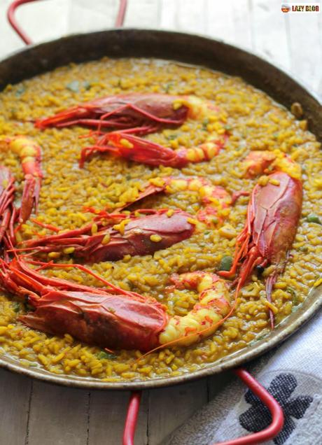 Receta de arroz con carabineros