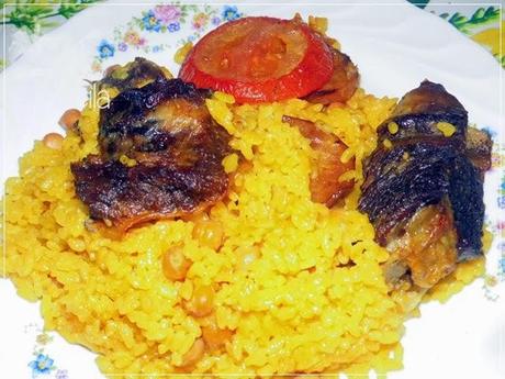 Arroz al horno halal