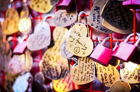 Love Locks in Covent Garden, London