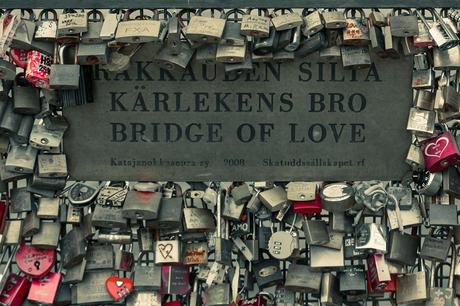 Bridge of Love in Helsinki Finland