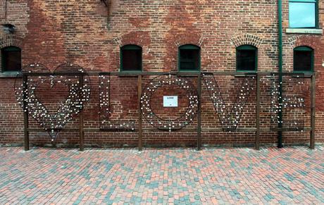 Love locks - place for lovers