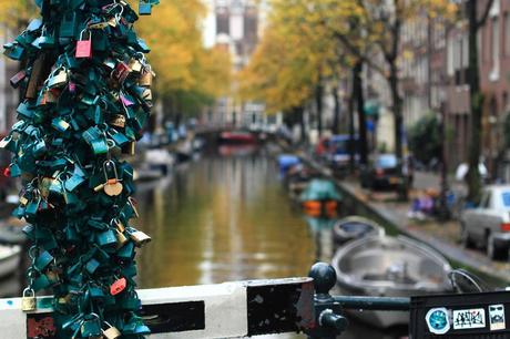 Paint locks in Amsterdam