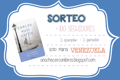 1er Sorteo del blog +100 seguidores
