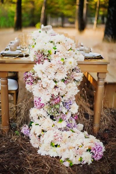 5 tipos de caminos de mesa para la decoración de tu boda