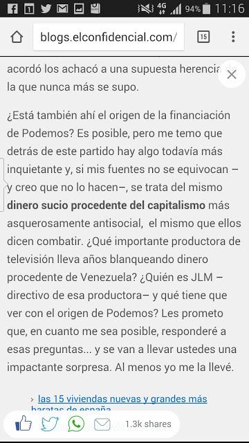 Podemos y su financiación ¿capitalista antisocial?