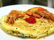 Tortilla huevos gambones huevas Lumpo