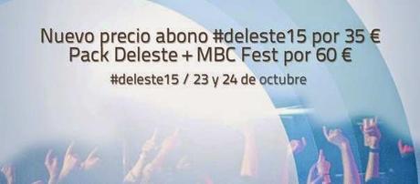 Abono Conjunto MBC FEST + DELESTE FESTIVAL