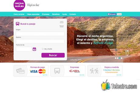 central de pasajes online