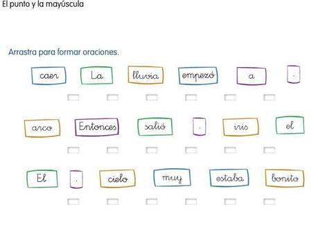 El punto y la mayúscula: 3er grado