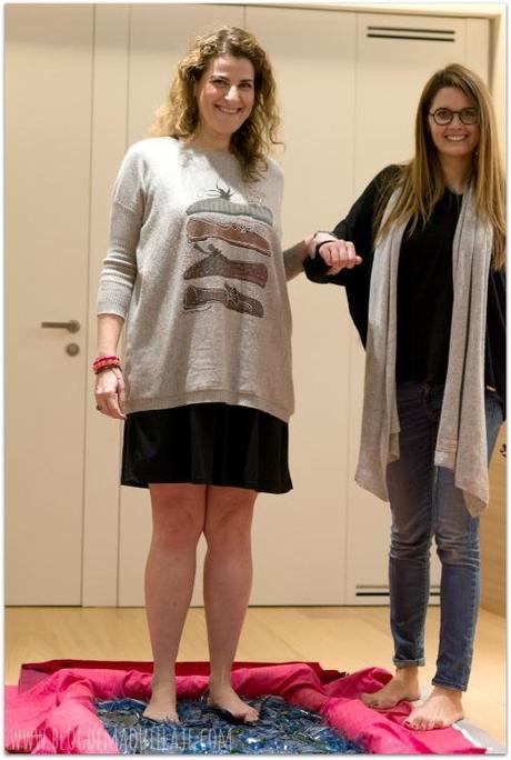 Desafío entulinea: Adelgazar comiendo es posible Preparada para caminar sobre cristales, acompañada de Dafne del blog BCN Cool Hunter