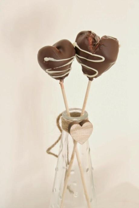 finde frugal: corazones de fresa y chocolate