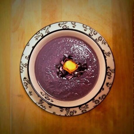 Crema de col lombarda