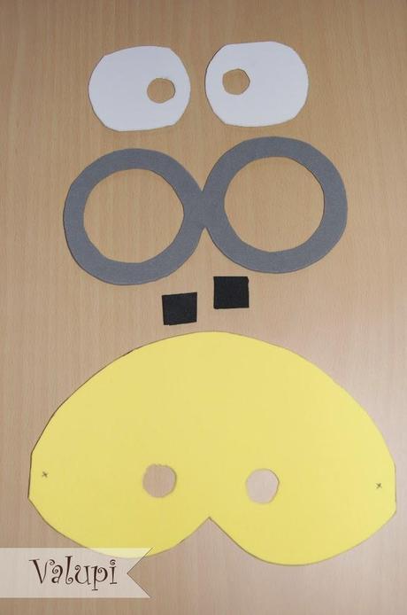 DIY - Máscara de Minion en goma eva