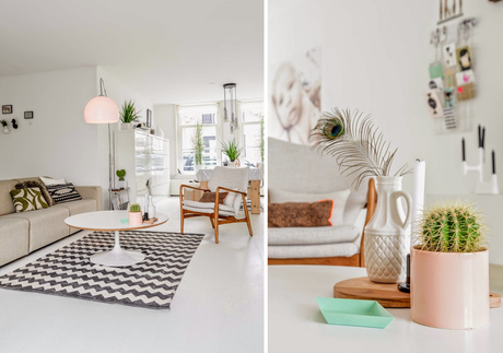 Estilo Escandinavo con guiños retro