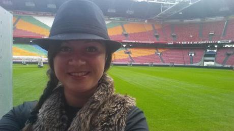 Selfie en el  “Amsterdam Arena”