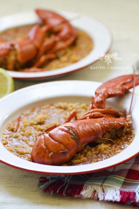 Arroz caldoso con bogavante