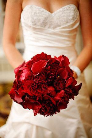 Red Wedding Bouquet