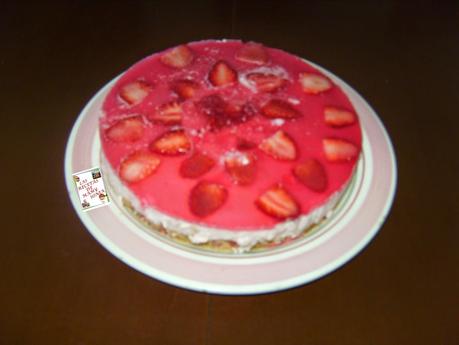 TARTA DE MOUSSE DE FRESAS