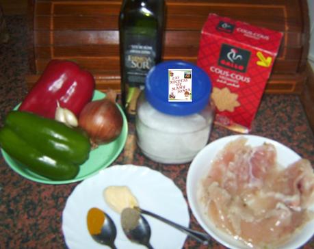 COUS COUS CON VERDURA Y POLLO AL CURRY