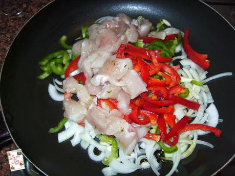 COUS COUS CON VERDURA Y POLLO AL CURRY